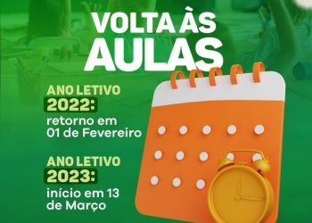 Volta às aulas: Secretaria de Educação dá continuidade ao ano letivo de 2022 a partir desta quarta em Eunápolis