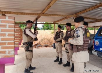 8° BPM REALIZA TREINAMENTO DE TIRO POLICIAL PARA O EFETIVO DA COMPANHIA DE EMPREGO TÁTICO OPERACIONAL