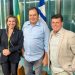 Cordelia Torres e Paulo Dapé se reúnem com deputado Elmar Nascimento para buscar melhorias para Eunápolis