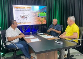 Eunápolis Pode+ aborda importância da limpeza de lotes para o enfrentamento ao Aedes Aegypti