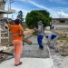 Obra da praça do bairro Alto da Boa Vista segue em ritmo acelerado em Eunápolis