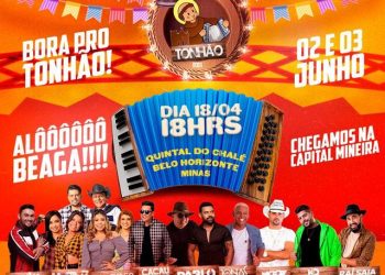 Após sucesso da divulgação do Tonhão em São Paulo, projeto segue agora para Belo Horizonte e Rio de Janeiro