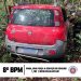 8° BPM recupera veículo utilizado por quadrilha, em roubo a estabelecimento comercial