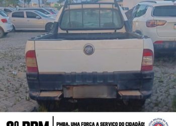 8° BPM RECUPERA MAIS UM VEÍCULO FRUTO DE AÇÃO CRIMINOSA, EM PORTO SEGURO