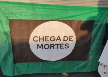 Caminhada pela morte de motoqueiro, morto por irresponsabilidade, estrada da Colônia, o palco da morte.