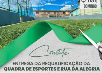 Prefeita Cordélia entrega quadra esportiva e leva projeto Rua da Alegria ao Parque da Renovação neste domingo