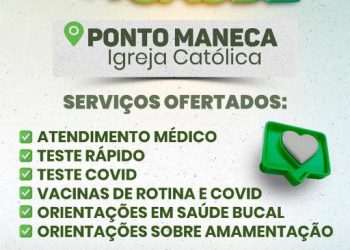 Saúde leva serviços itinerantes para famílias do campo no Ponto Maneca