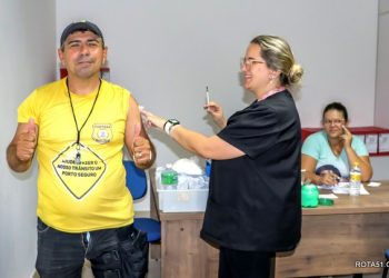 Agentes da PORTRAN são vacinados contra influenza