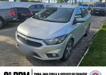 8° BPM RECUPERA VEÍCULO ROUBADO, EM PORTO SEGURO. UMA PESSOA FOI PRESA