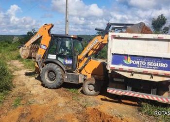 Manutenção nas estradas vicinais segue por diversos pontos do município