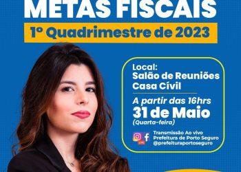 Prefeitura de Porto Seguro apresenta prestação de contas do primeiro quadrimestre de 2023
