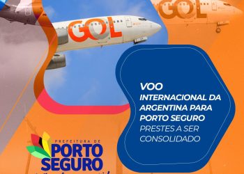 VOO INTERNACIONAL DA ARGENTINA PARA PORTO SEGURO PRESTES A SER CONSOLIDADO