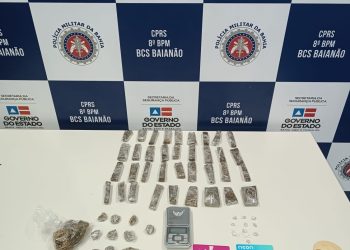 8° BPM REALIZA NOVA APREENSÃO DE DROGAS, EM PORTO SEGURO