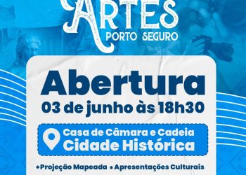 Salão de Artes de Porto Seguro terá abertura no dia 03 de junho de 2023, às 18h30