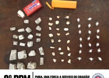POLICIAIS DO 8° BPM APREENDE DROGAS, EM PORTO SEGURO