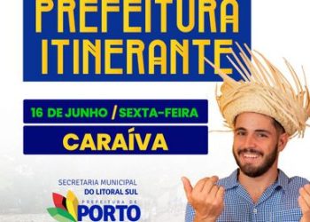 Prefeitura leva serviços municipais até Caraíva