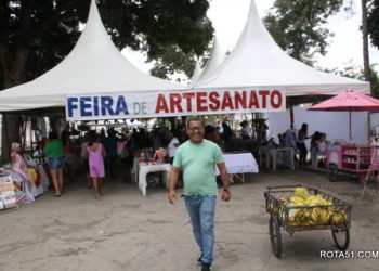 A FEIRA DE ARRESANATO, vai estar hoje e amanhã na praça da Matriz.