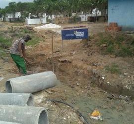 Cemitério de Pindorama recebe obras de drenagem