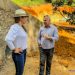 Prefeita Cordélia Torres vistoria construção de pontes na zona rural de Eunápolis