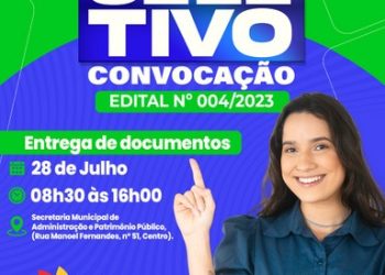 Prefeitura convoca aprovados em processo seletivo