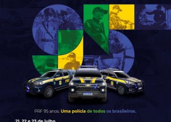 PRF  comemora 95 anos de existência, muito trabalho,  força e segurança nas rodovias.