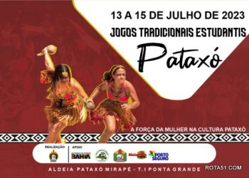 Jogos Estudantis Pataxó começam nesta quinta na Aldeia Mirapé