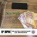 8° BPM APREENDE DROGAS, EM SANTA CRUZ CABRÁLIA. UMA PESSOA FOI PRESA