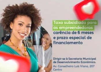 Prefeitura de Eunápolis lança programa para fornecer empréstimos para mulheres empreendedoras