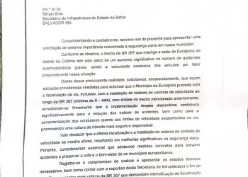 Descaso do Governo do Estado provoca mais um acidente fatal na Estrada da Colônia em Eunápolis