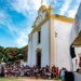 MULTIDÃO CELEBRA FESTA DA PADROEIRA NOSSA SENHORA DA PENA EM PORTO SEGURO
