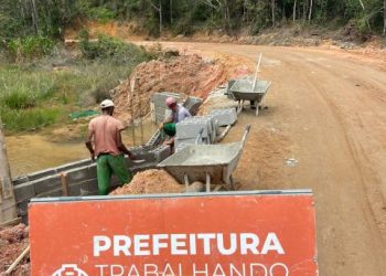 Ponte de acesso à Aldeia Juerana está passando por obras de recuperação