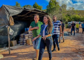 Prefeita Cordélia Torres acompanha avanço da obra da ponte do Km 6 em Eunápolis