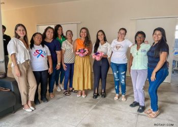 Em fase de finalização, obra da Casa de Parto recebe visita da prefeita Cordélia Torres