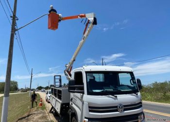 Eunápolis recebe investimento em iluminação pública com instalação de mais de 600 lâmpadas de LED