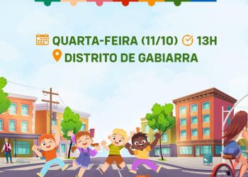 Gabiarra recebe o projeto “Rua da Alegria” para celebrar Dia das Crianças nesta quarta-feira
