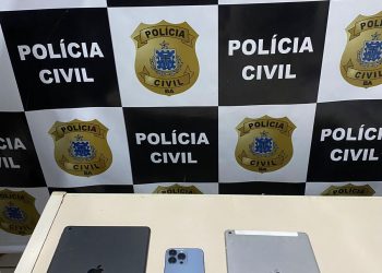 Produto de furtos foram recuperados perto da tarifa, em Porto Seguro.