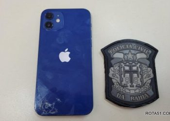 Polícia civil recupera Iphone roubado na micareta.