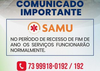 SAMU tem novo telefone de contato