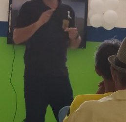 POLÍCIA CIVIL DA BAHIA, delegado faz palestra contra a violência doméstica.