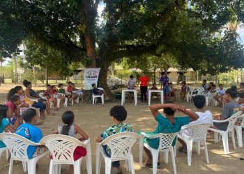 Confraternização do CRAS 3 fortalece vínculos com crianças e idosos no Colônia