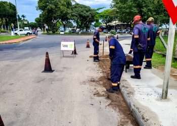 Trevo da Rodoviária recebe melhorias