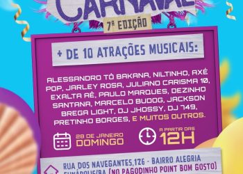 Prefeitura de Eunápolis destina total apoio ao Esquenta de Carnaval neste domingo