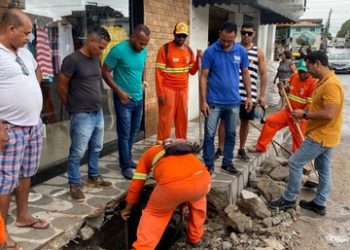 Prefeitura trabalha na manutenção e limpeza de “bocas de lobo”