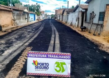 Asfalto chega ao distrito de Vera Cruz