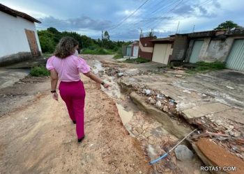 Prefeita Cordélia dá atenção especial ao bairro Dinah Borges.