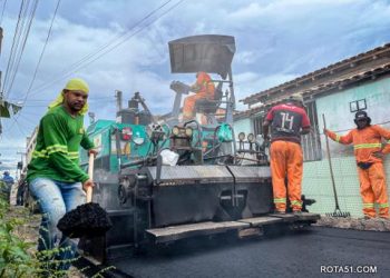 Asfalto no Alecrim 2: moradores comemoram chegada da pavimentação