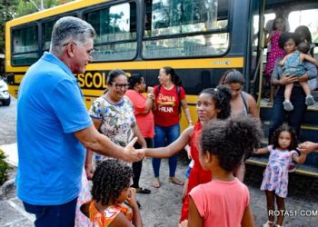 CRIANÇAS SE DIVERTEM NA CASA DO PREFEITO JÂNIO NATAL