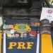 Por causa de pneu careca, traficante cai nas malhas da PRF, danou-se.