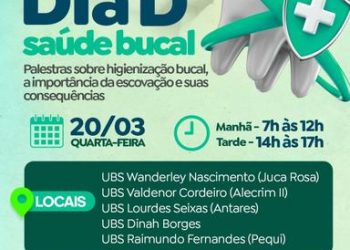 Dia D de Saúde Bucal disponibiliza ações odontológicas nas UBSs de Eunápolis
