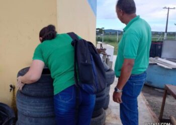 Prefeitura de Eunápolis promove ação de prevenção contra dengue em borracharias